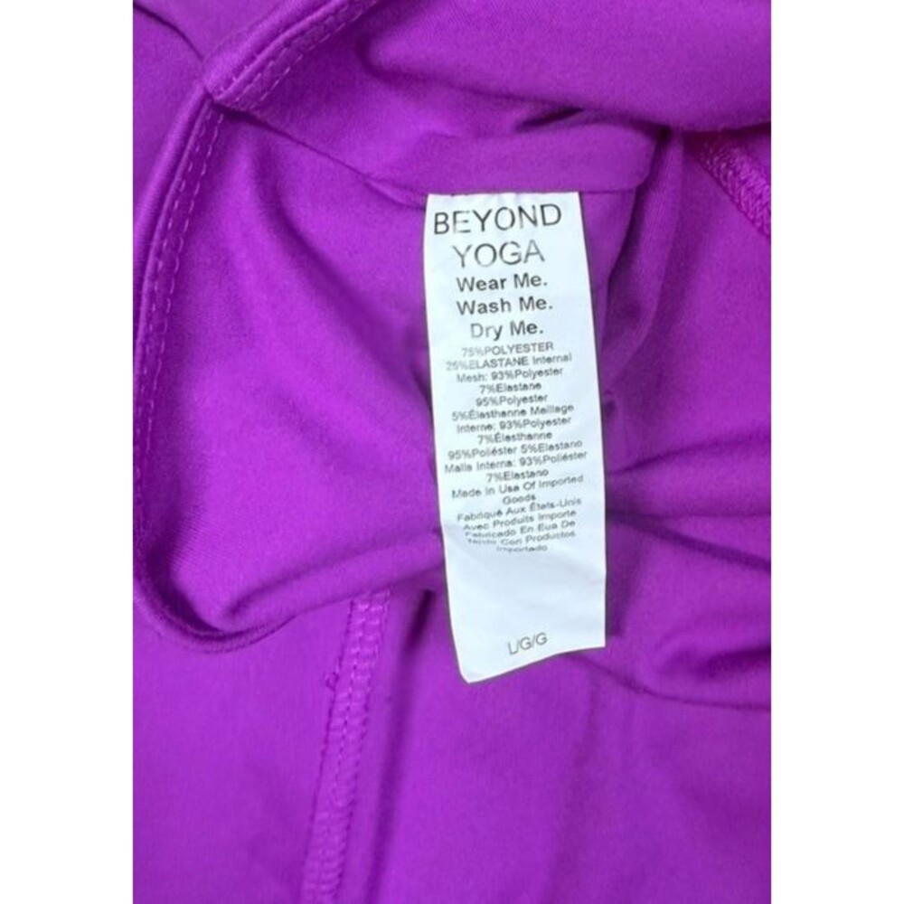 Beyond Yoga Leggings Womens Size Large Powerbeyond High Rise Strive Pocket NWT - Picture 6 of 9